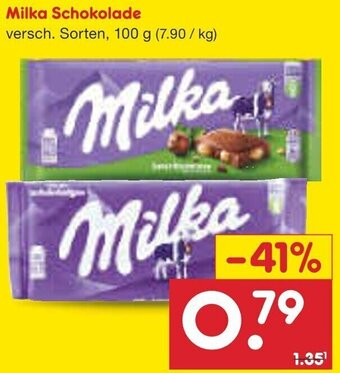 Netto Marken-Discount Milka Schokolade 100 g Angebot