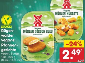 Netto Marken-Discount Rügenwalder vegane Pfannengerichte 180-200 g Angebot