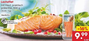 Netto Marken-Discount Lachsfilet 600 g Angebot