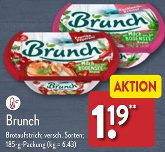 Aldi Nord Brunch Brotaufstrich 185 g Packung Angebot
