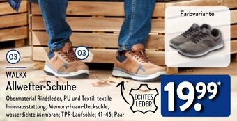 Aldi Nord WALKX Allwetter-Schuhe Angebot