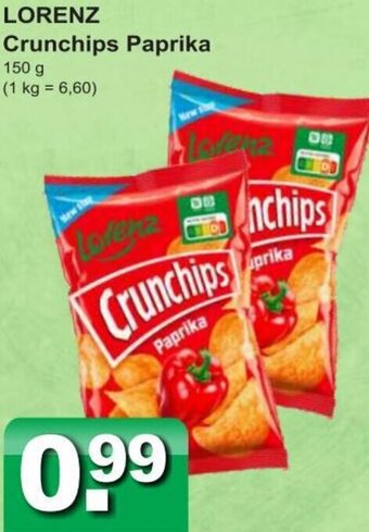 Getränkeparadies Gefromm LORENZ Crunchips Paprika 150 g Angebot