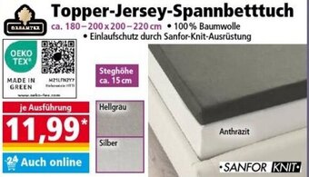 Norma DREAMTEX Topper Jersey Spannbetttuch Angebot