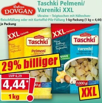 Norma DOVGAN Taschki Pelmeni/ Vareniki XXL 1 kg Angebot