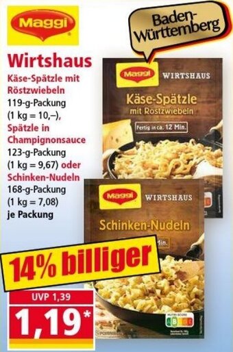 Norma Maggi Wirtshaus Angebot