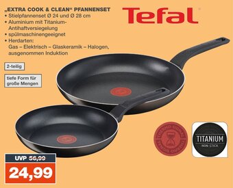mein real Tefal EXTRA COOK & CLEAN“ PFANNENSET Angebot