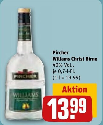 REWE Pircher Willams Christ Birne 700ml Angebot