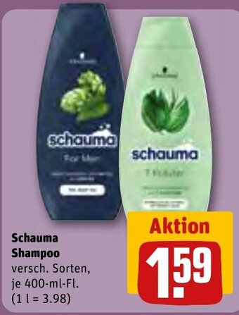 REWE Schauma Shampoo versch. Sorten, je 400-ml-Fl. Angebot