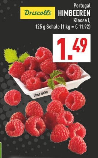 Marktkauf Driscoll's HIMBEEREN 125 g Schale Angebot