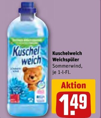 REWE Kuschelweich Weichspüler 1L Angebot
