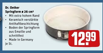 REWE Dr. Oetker Springform Ø 26 cm Angebot