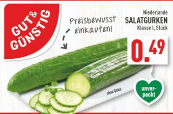 Marktkauf Niederlande SALATGURKEN Angebot