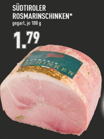 Marktkauf SÜDTIROLER ROSMARINSCHINKEN 100 g Angebot