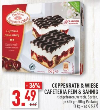 Marktkauf COPPENRATH & WIESE CAFETERIA FEIN & SAHNIG 435 g - 605 g Packung Angebot