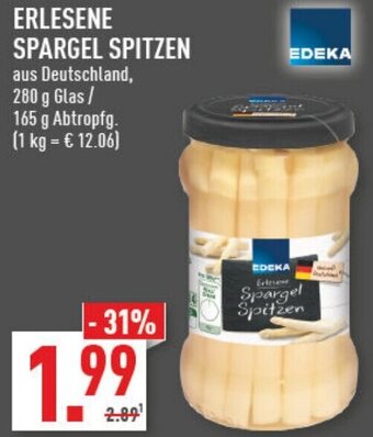 Marktkauf EDEKA ERLESENE SPARGEL SPITZEN 280 g Glas Angebot