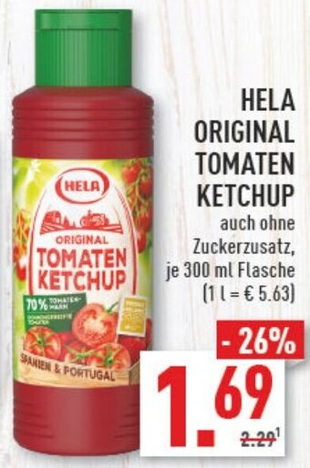 Marktkauf HELA ORIGINAL TOMATEN KETCHUP 300 ml Flasche Angebot