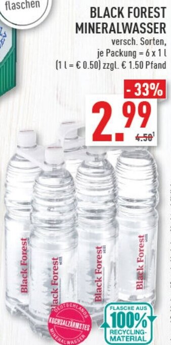 Marktkauf BLACK FOREST MINERALWASSER 6x1 L Angebot