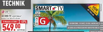 Marktkauf LG 4K-UHD-TV 65UR73006LA Angebot