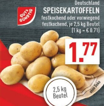 Marktkauf GUT & GUNSTIG SPEISEKARTOFFELN 2,5 kg Beutel Angebot