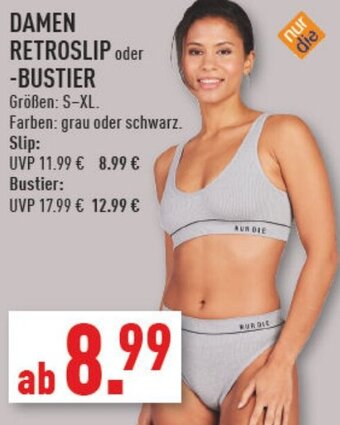 Marktkauf nur die DAMEN RETROSLIP oder BUSTIER Angebot