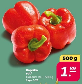 NETTO Paprika rot 500 g Angebot