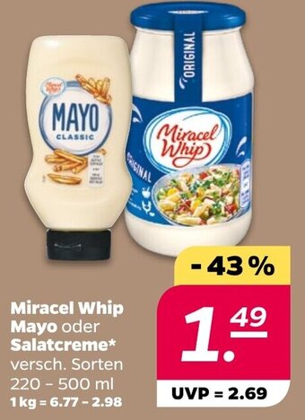 NETTO Miracel Whip Mayo oder Salatcreme 220-500 ml Angebot