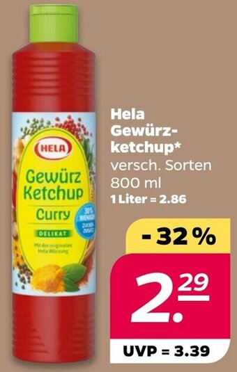 NETTO Hela Gewürzketchup 800 ml Angebot