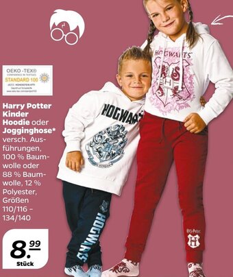 NETTO Harry Potter Kinder Hoodie oder Jogginghose Angebot