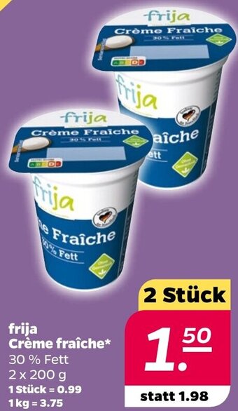 NETTO frija Crème fraîche 2x200 g Angebot