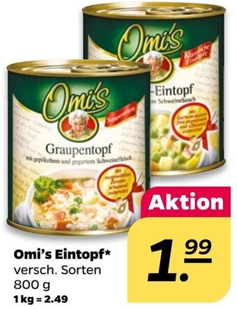 NETTO Omi's Eintopf 800 g Angebot