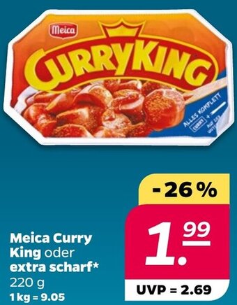 NETTO Meica Curry King oder extra scharf 220 g Angebot