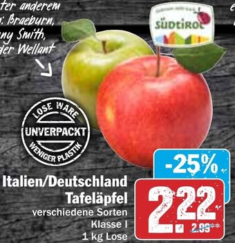 Hit Italien/Deutschland Tafeläpfel 1 kg Angebot
