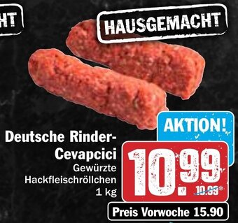 Hit Deutsche Rinder Cevapcici 1 kg Angebot