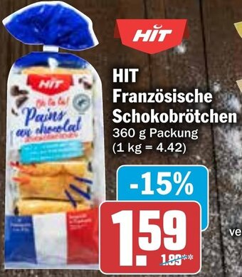 Hit HIT Französische Schokobrötchen 360 g Packung Angebot