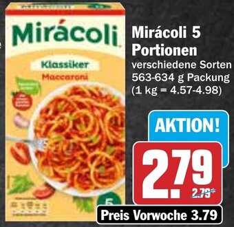 Hit Mirácoli 5 Portionen 563-634 g Packung Angebot