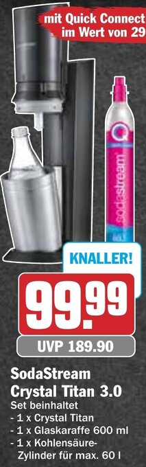 Hit SodaStream Crystal Titan 3.0 Angebot