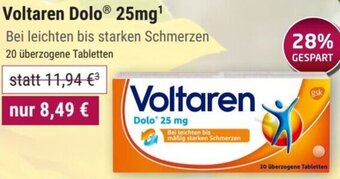 Sabelus XXL Voltaren Dolo 25mg Angebot