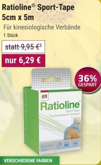 Sabelus XXL Ratioline Sport-Tape 5cm x 5m Angebot