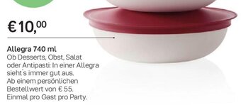 Tupperware Allegra 740 ml Angebot