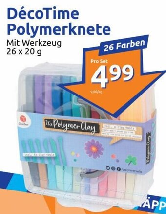 Action DécoTime Polymerknete 26 Farben Angebot