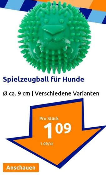 Action Spielzeugball für Hunde Angebot