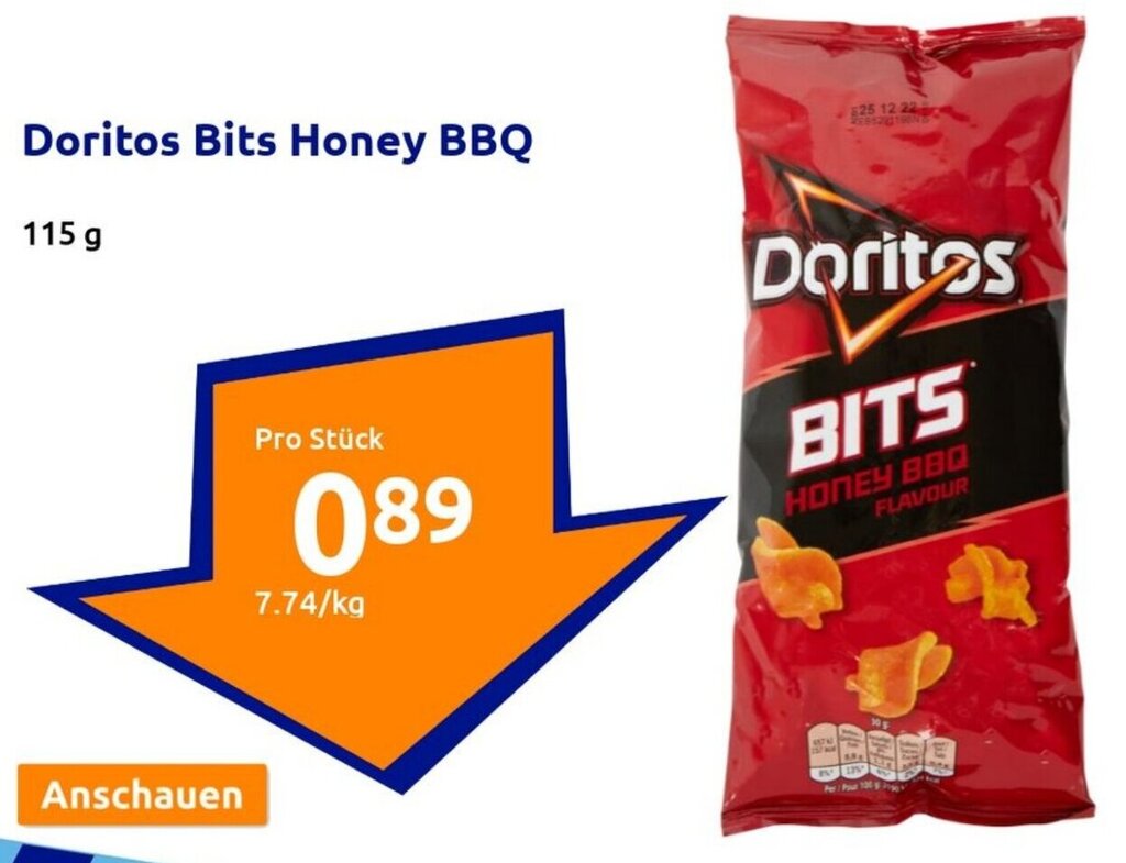 Doritos Bits Honey BBQ 115 g Angebot bei Action