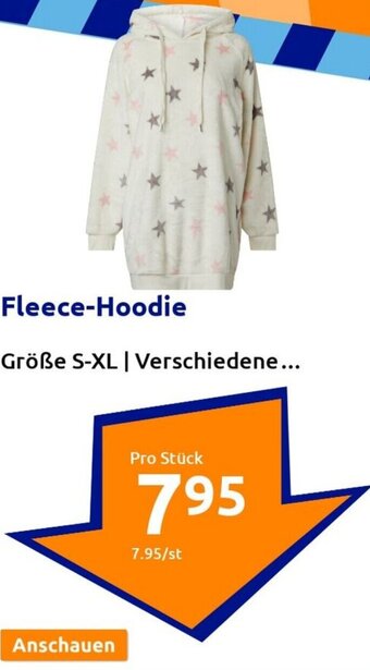 Action Fleece-Hoodie Größe S-XL Angebot