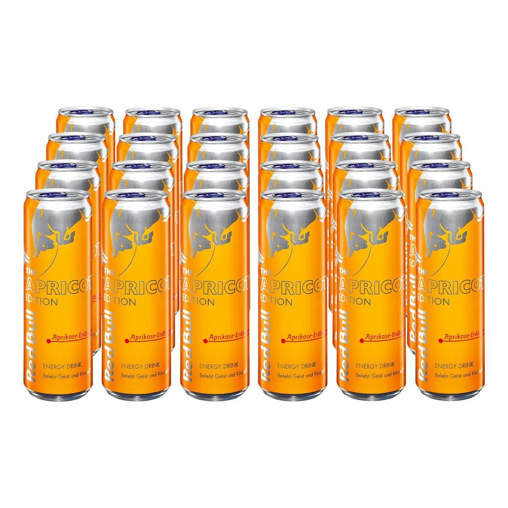 Netto Marken-Discount Red bull energy drink aprikose-erdbeere 0,355 liter dose, 24er pack Angebot