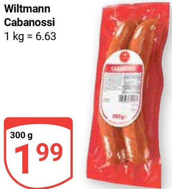 Globus Wiltmann Cabanossi 300 g Angebot