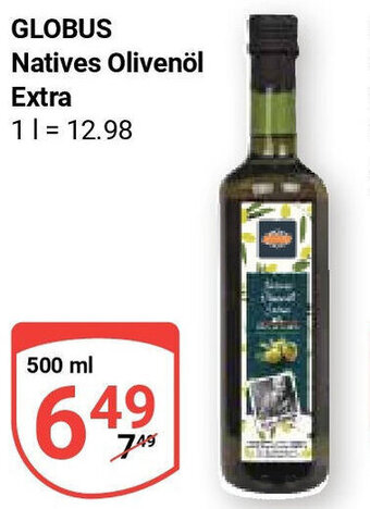 Globus GLOBUS Natives Olivenöl Extra 500 ml Angebot