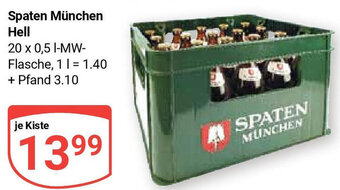 Globus Spaten München Hell 20x0,5 L Angebot