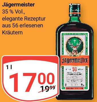 Globus Jägermeister 1 L Angebot