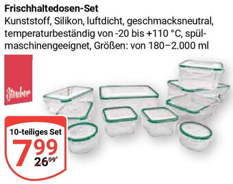 Globus Steuber Frischhaltedosen-Set 10-teiliges Set Angebot