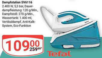Globus Tefal Dampfstation SV6116 Angebot
